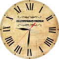 Ceas rotund  vintage Rascumparati vremea!